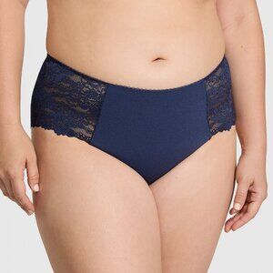 Victoria's Secret Pink Women's Midnight Navy No-Show Cheeky Panty - M - New